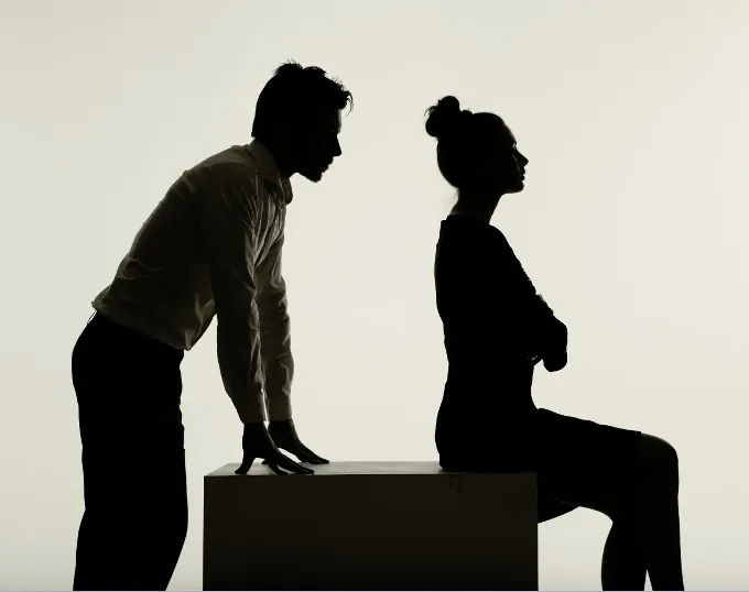 Angry-Couple-Silhouette